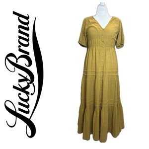 💛 Lucky Boho Maxi Dress in Mustard 💛